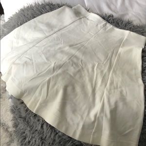 CREAM SKATER SKIRT